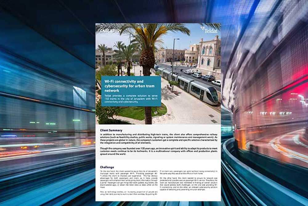 Urban Trams with Wi-Fi & Cybersecurity wi-fi,wi-fi connectivity,railway solutions,cybersecurity,urban trams