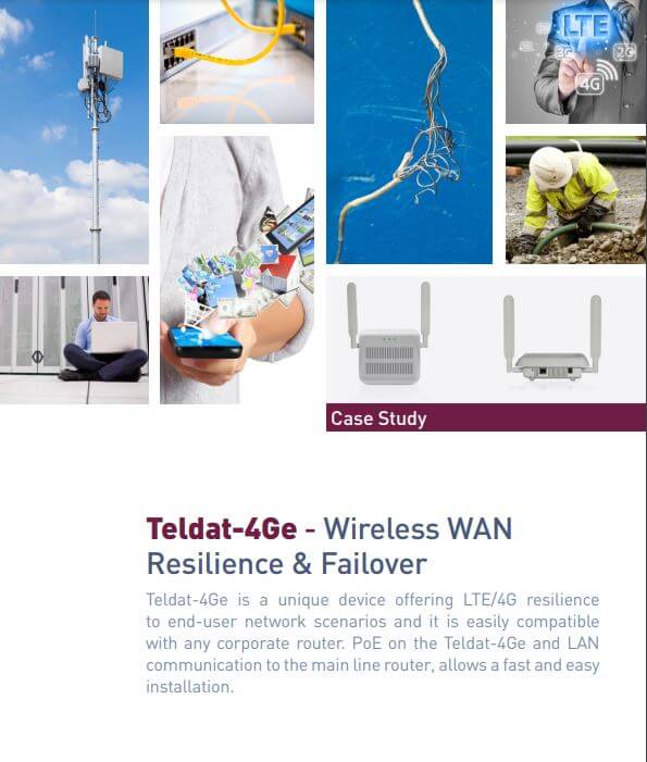 Telco with Resilience & Failover 4g,lte,wireless wan,poe,lan communication